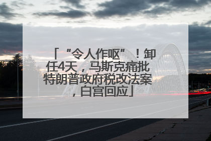 “令人作呕”！卸任4天，马斯克痛批特朗普政府税改法案，白宫回应