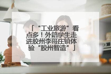 “工业旅游”看点多！外籍学生走进胶州李哥庄镇体验“胶州智造”