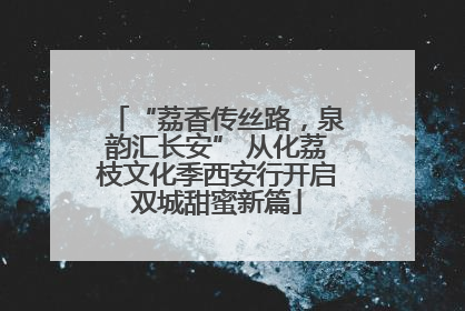 “荔香传丝路，泉韵汇长安” 从化荔枝文化季西安行开启双城甜蜜新篇