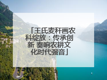王氏麦秆画农科绽放：传承创新 奏响农耕文化时代强音