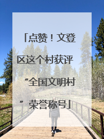 点赞！文登区这个村获评“全国文明村”荣誉称号