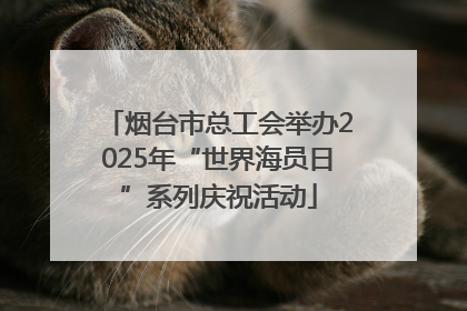 烟台市总工会举办2025年“世界海员日”系列庆祝活动