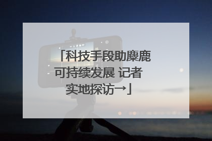 科技手段助麋鹿可持续发展 记者实地探访→