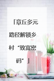 章丘多元路径解锁乡村“致富密码”