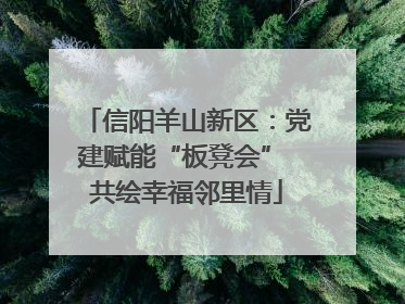 信阳羊山新区：党建赋能“板凳会” 共绘幸福邻里情