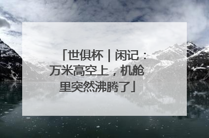 世俱杯｜闲记：万米高空上，机舱里突然沸腾了