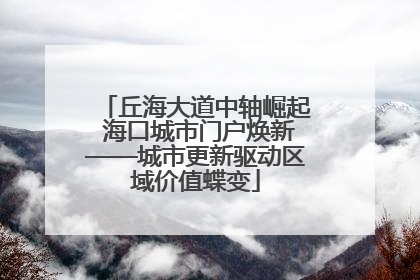 丘海大道中轴崛起 海口城市门户焕新——城市更新驱动区域价值蝶变