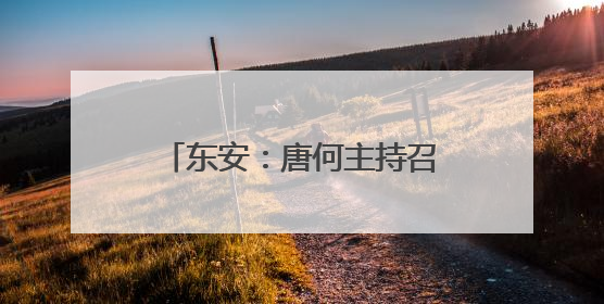 东安：唐何主持召开2025年第16次县委常委会会议
