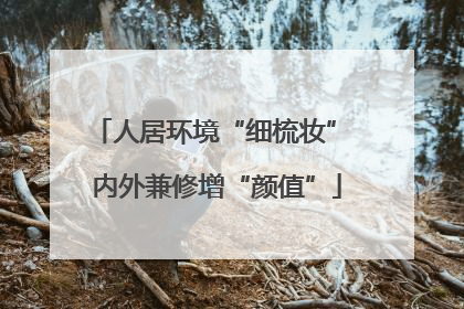 人居环境“细梳妆” 内外兼修增“颜值”