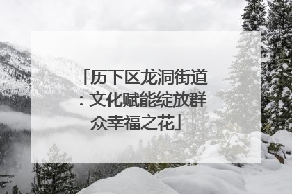 历下区龙洞街道：文化赋能绽放群众幸福之花