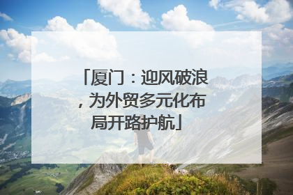 厦门：迎风破浪，为外贸多元化布局开路护航