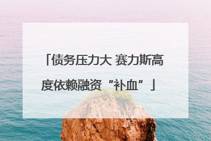 债务压力大 赛力斯高度依赖融资“补血”