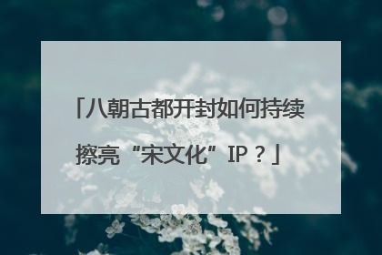 八朝古都开封如何持续擦亮“宋文化”IP？