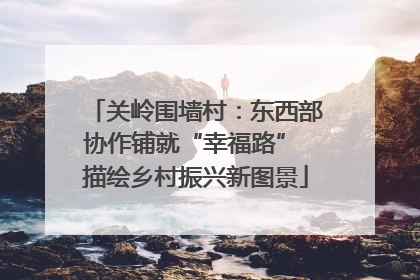 关岭围墙村：东西部协作铺就“幸福路” 描绘乡村振兴新图景