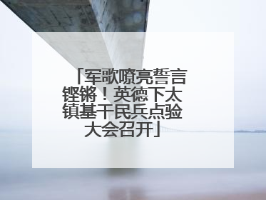 军歌嘹亮誓言铿锵！英德下太镇基干民兵点验大会召开