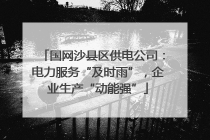 国网沙县区供电公司：电力服务“及时雨”，企业生产“动能强”