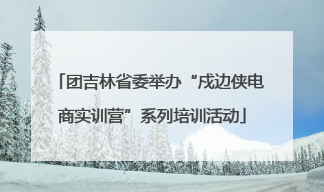 团吉林省委举办“戍边侠电商实训营”系列培训活动