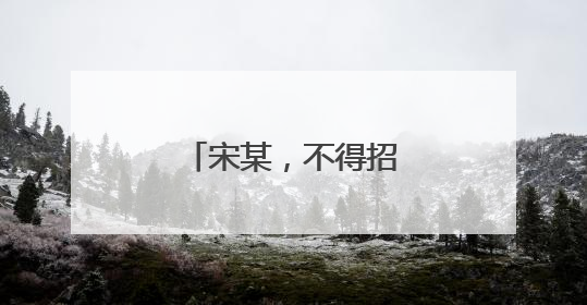 宋某，不得招录为公务员！