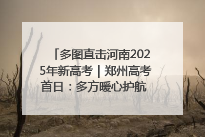 多图直击河南2025年新高考｜郑州高考首日：多方暖心护航 助力学子逐梦