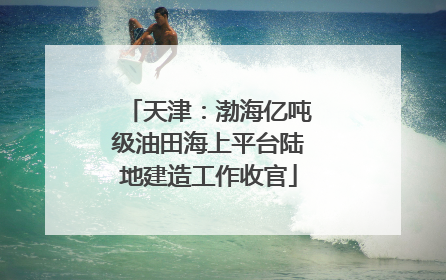 天津：渤海亿吨级油田海上平台陆地建造工作收官