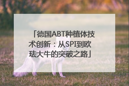 德国ABT种植体技术创新：从SPI到欧珐大牛的突破之路