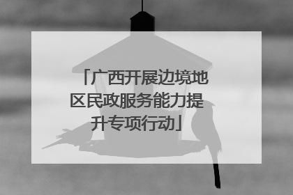 广西开展边境地区民政服务能力提升专项行动