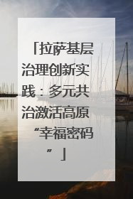 拉萨基层治理创新实践：多元共治激活高原“幸福密码”