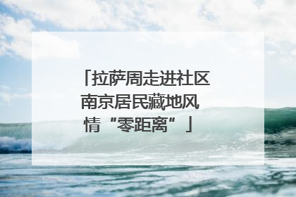 拉萨周走进社区 南京居民藏地风情“零距离”