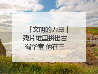 文明的力量｜残片堆里拼出古蜀华章 他在三星堆修文物