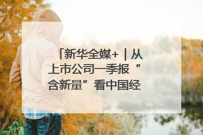 新华全媒+｜从上市公司一季报“含新量”看中国经济发展向“新”