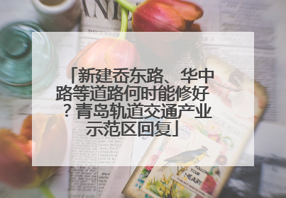 新建岙东路、华中路等道路何时能修好？青岛轨道交通产业示范区回复