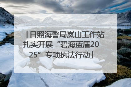 日照海警局岚山工作站扎实开展“碧海蓝盾2025”专项执法行动