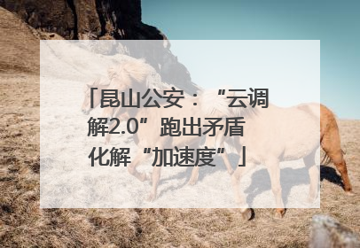 昆山公安：“云调解2.0”跑出矛盾化解“加速度”
