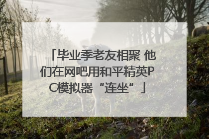 毕业季老友相聚 他们在网吧用和平精英PC模拟器“连坐”
