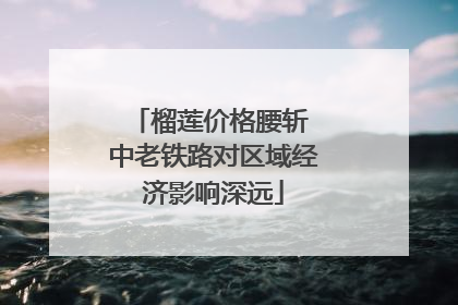 榴莲价格腰斩 中老铁路对区域经济影响深远