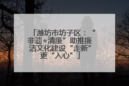 潍坊市坊子区：“非遗+清廉”助推廉洁文化建设“走新”更“入心”