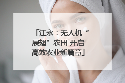 江永：无人机“展翅”农田 开启高效农业新篇章
