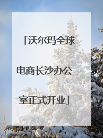 沃尔玛全球电商长沙办公室正式开业
