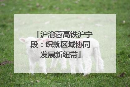 沪渝蓉高铁沪宁段：织就区域协同发展新纽带