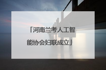河南兰考人工智能协会妇联成立