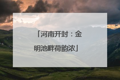 河南开封：金明池畔荷韵浓