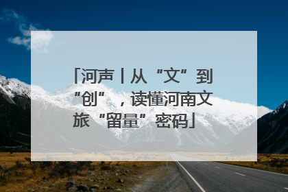 河声丨从“文”到“创”，读懂河南文旅“留量”密码