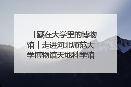 藏在大学里的博物馆｜走进河北师范大学博物馆天地科学馆：在校园里赴一场“宇宙之约”