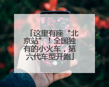 这里有座“北京站”！全国独有的小火车，第六代车型开跑