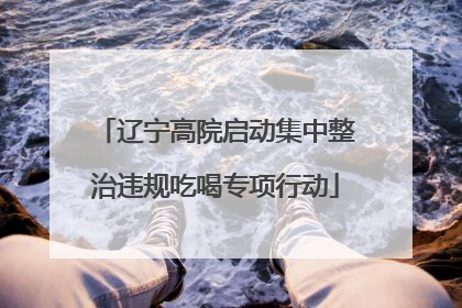 辽宁高院启动集中整治违规吃喝专项行动