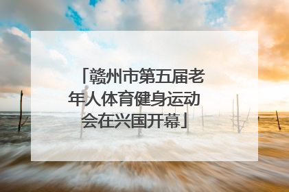 赣州市第五届老年人体育健身运动会在兴国开幕