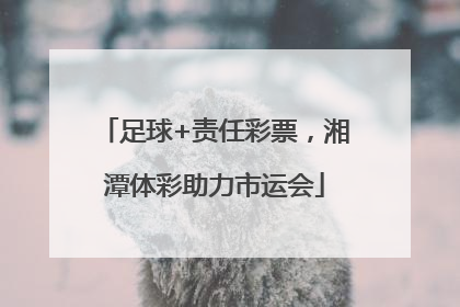 足球+责任彩票，湘潭体彩助力市运会