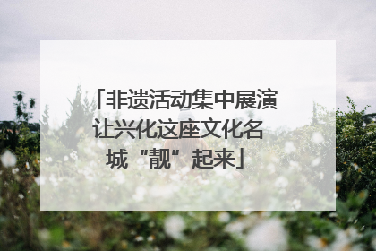 非遗活动集中展演 让兴化这座文化名城“靓”起来