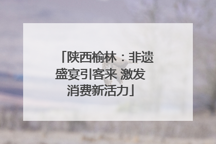 陕西榆林：非遗盛宴引客来 激发消费新活力