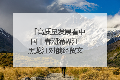 高质量发展看中国｜春潮涌界江 黑龙江对俄经贸文旅交流绿意盎然